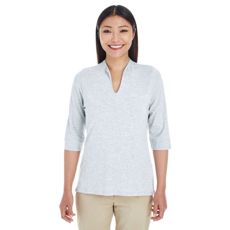 Devon & Jones Ladies' Perfect Fit™ Tailored Open Neckline Top 8