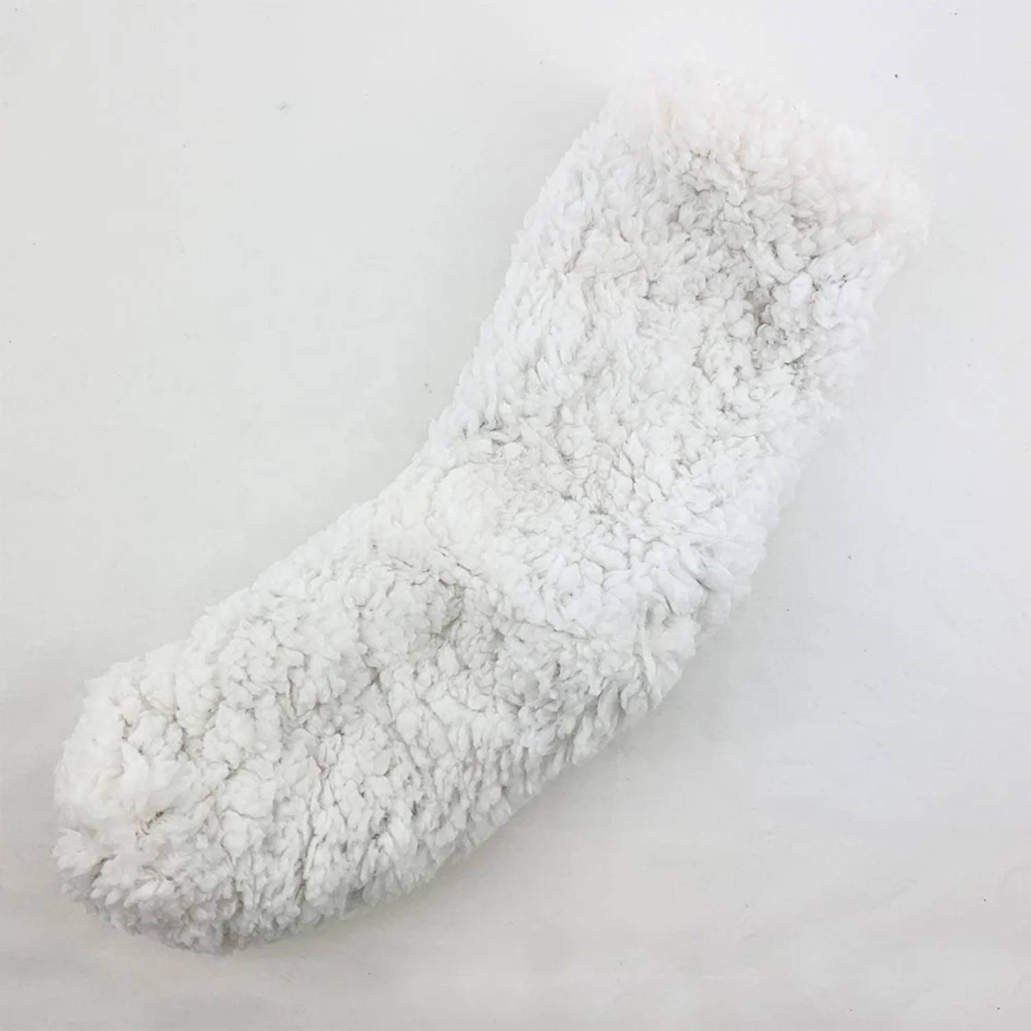 Women's Non-Slip Crew Socks - Hearts Sherpa-Lined 4