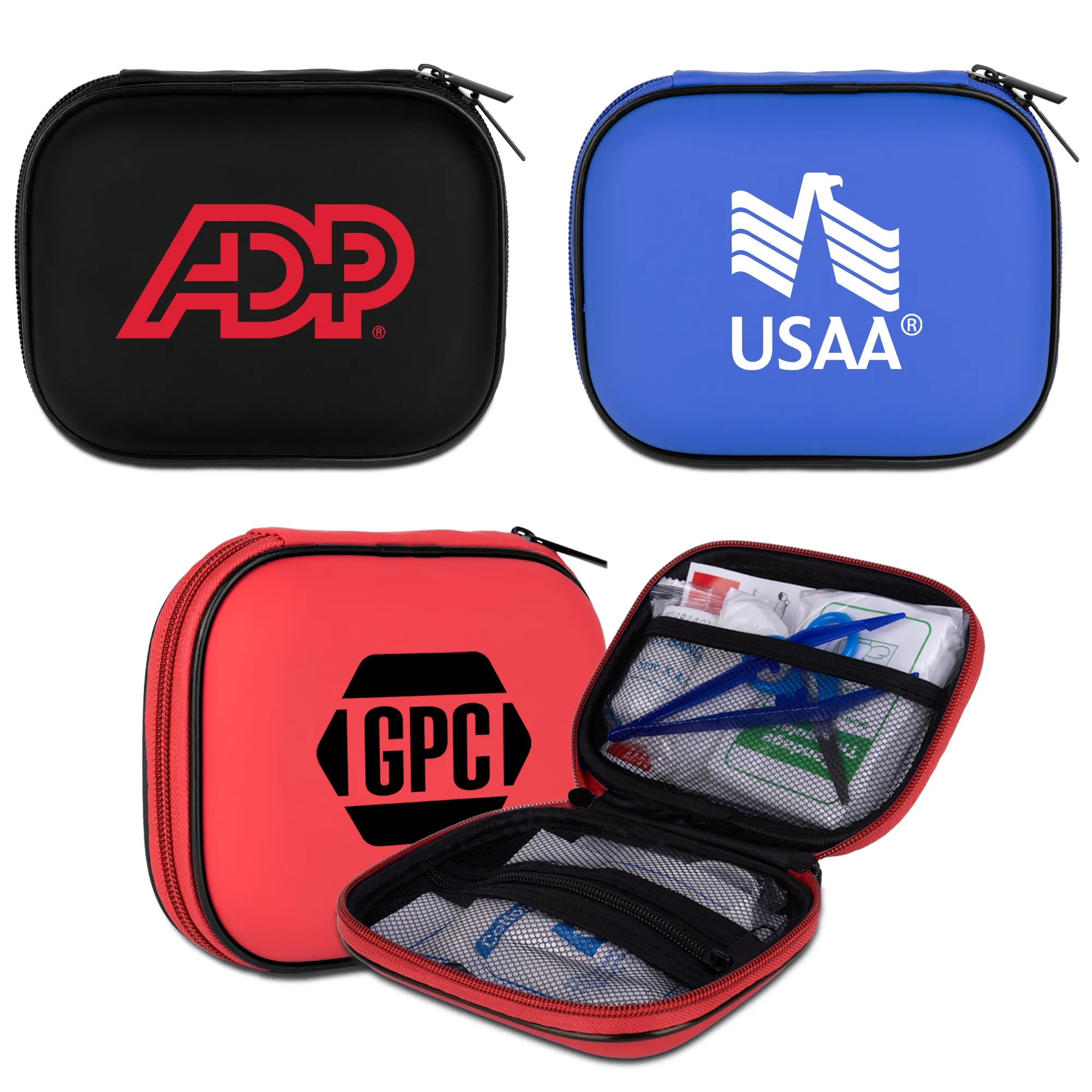 36pc First Aid Kit with EVA Soft Zipper Case 12