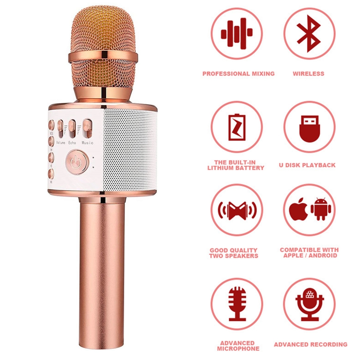 Karaoke Wireless Microphone 2