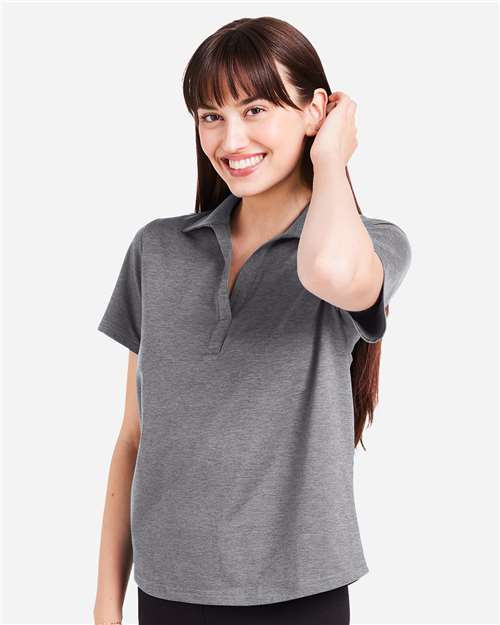 Women's Fairway Marbled Jersey Polo - PDP7058 41
