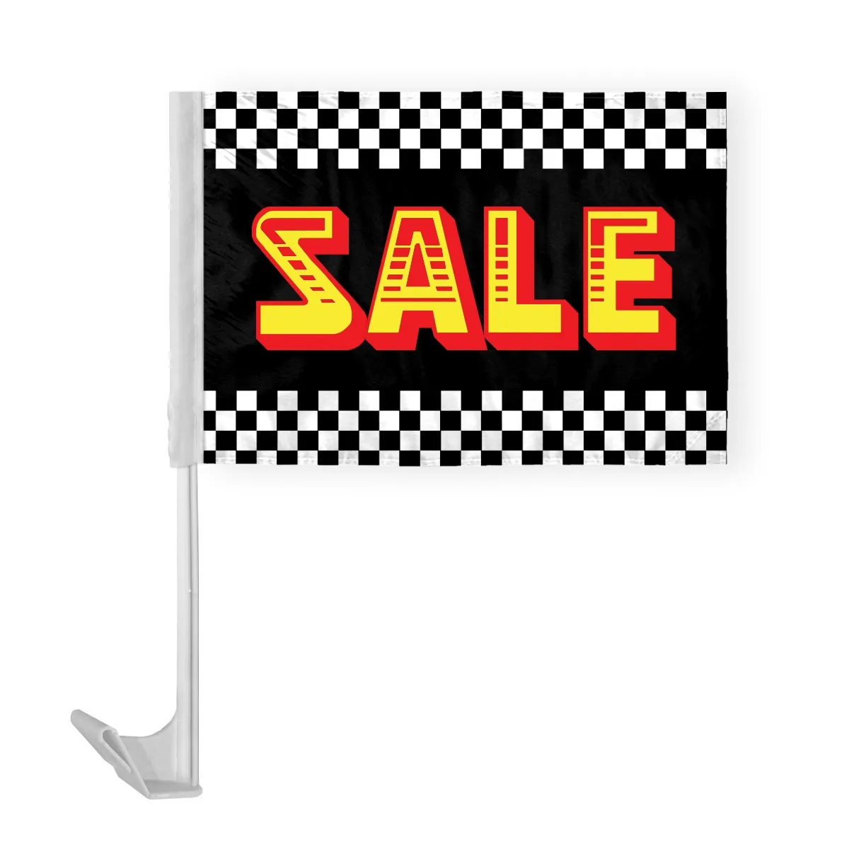12" x 16" Advertising Car Flag - wPoly 9