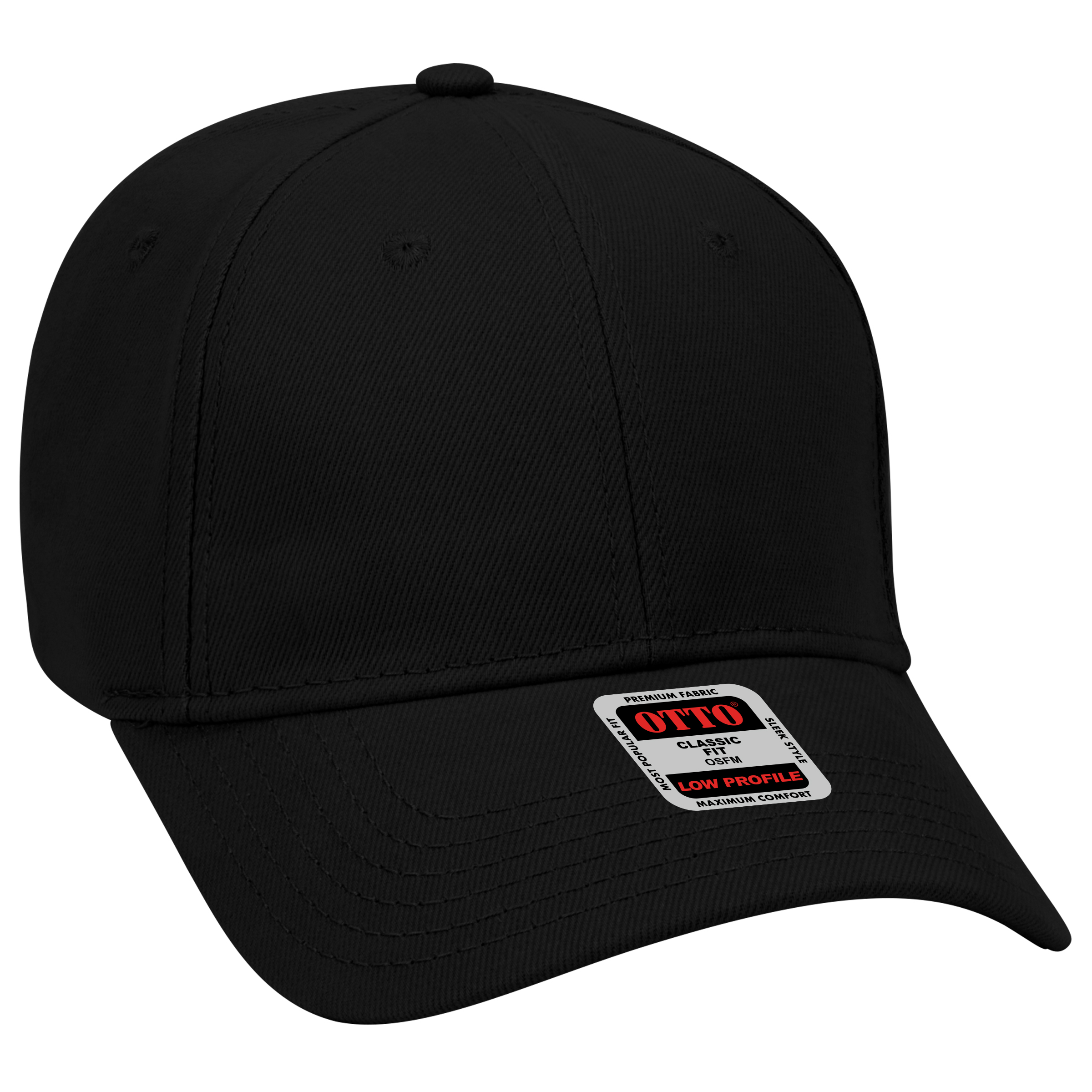 OTTO CAP® 6 Panel Low Profile Baseball Cap 25