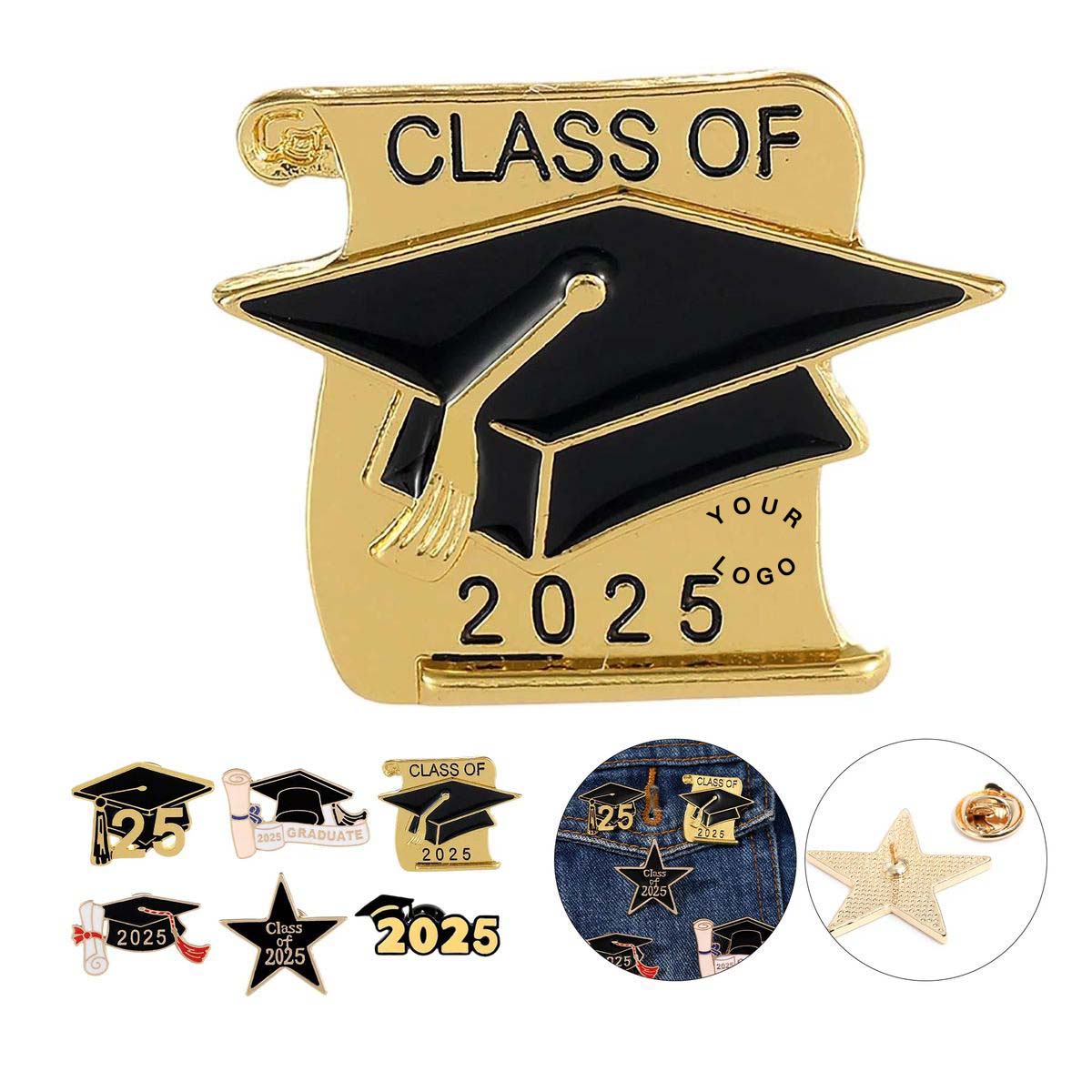 Class of 2025 Graduation Enamel Pin for Students 8