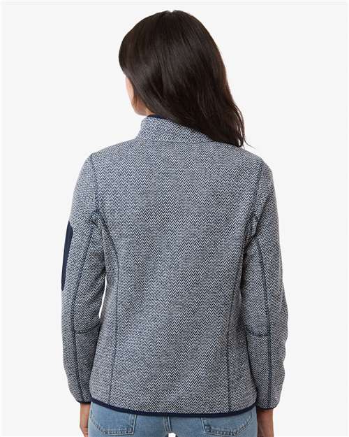 Women's Jasper Jacquard Full-Zip Fleece Jacket - NE730W 3