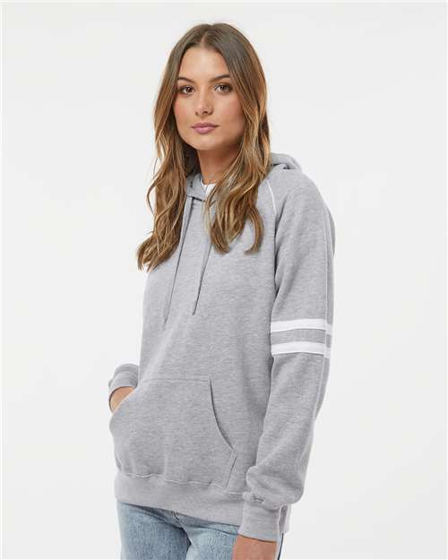 Women's Varsity Fleece Piped Hooded Sweatshirt - 8645 52