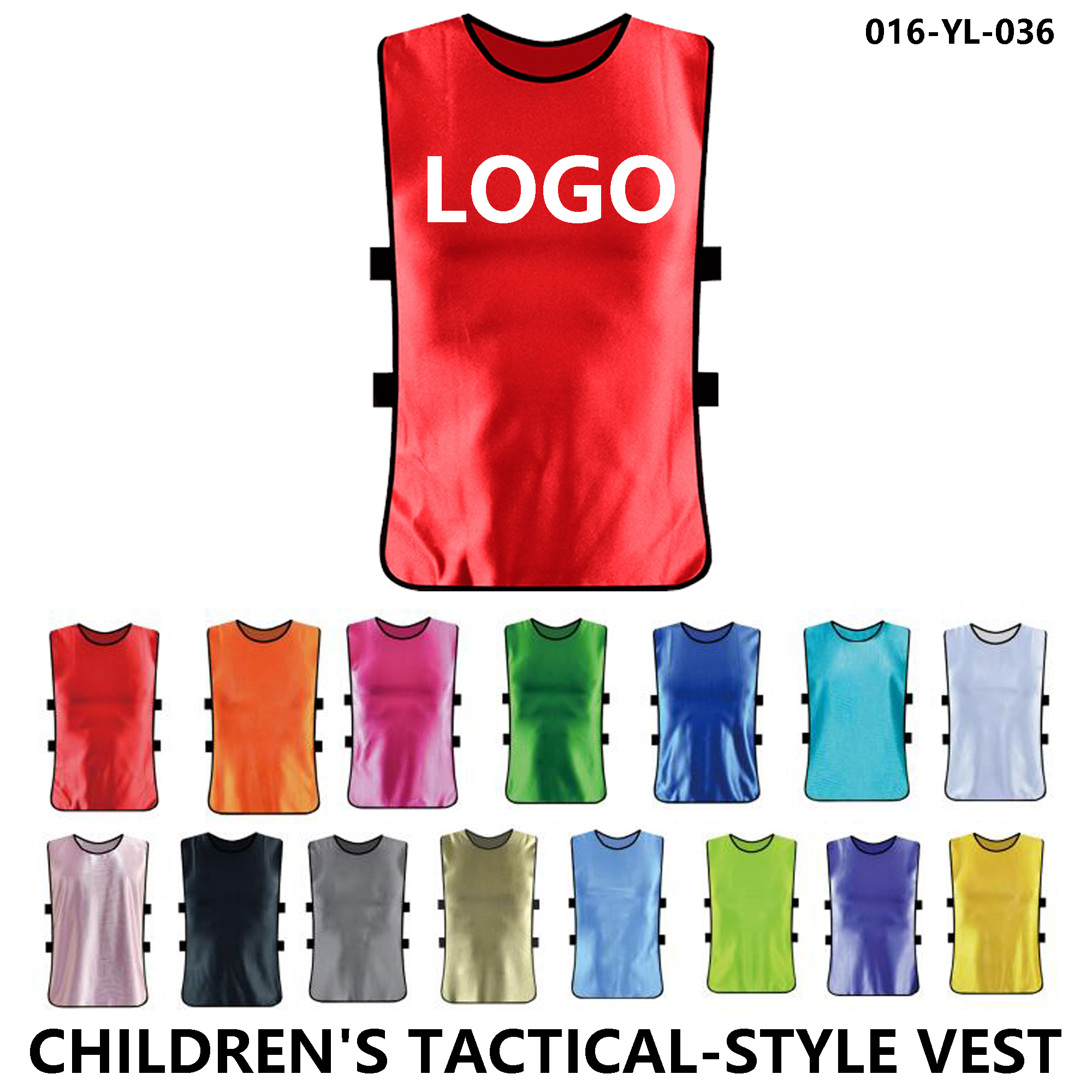 Kids Athletic Combat Vest ?C Logo Custom 2