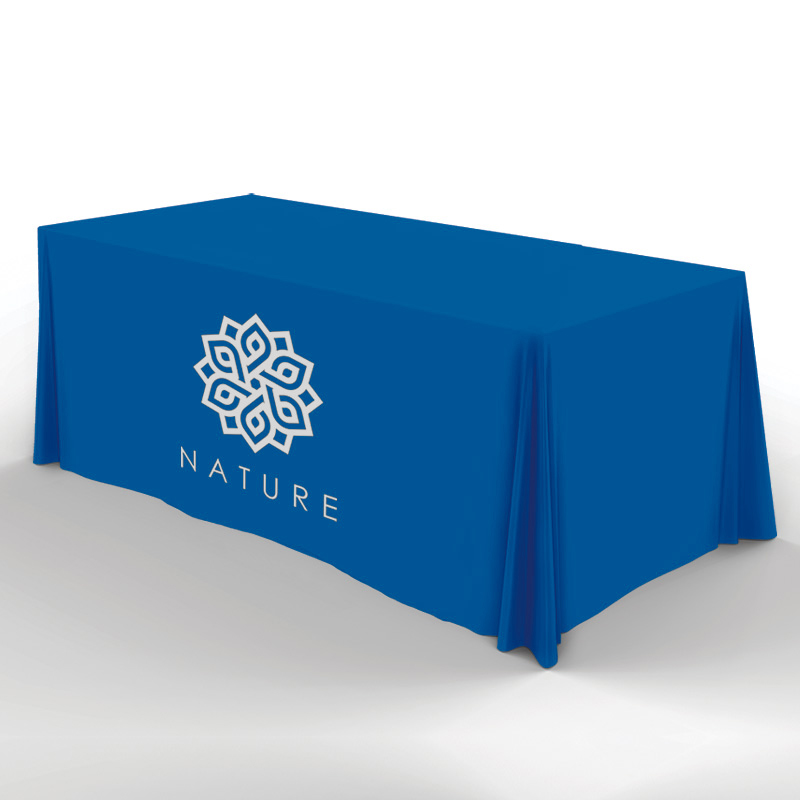 6' Flat, 4 Sided Screen Print Table Cover 5