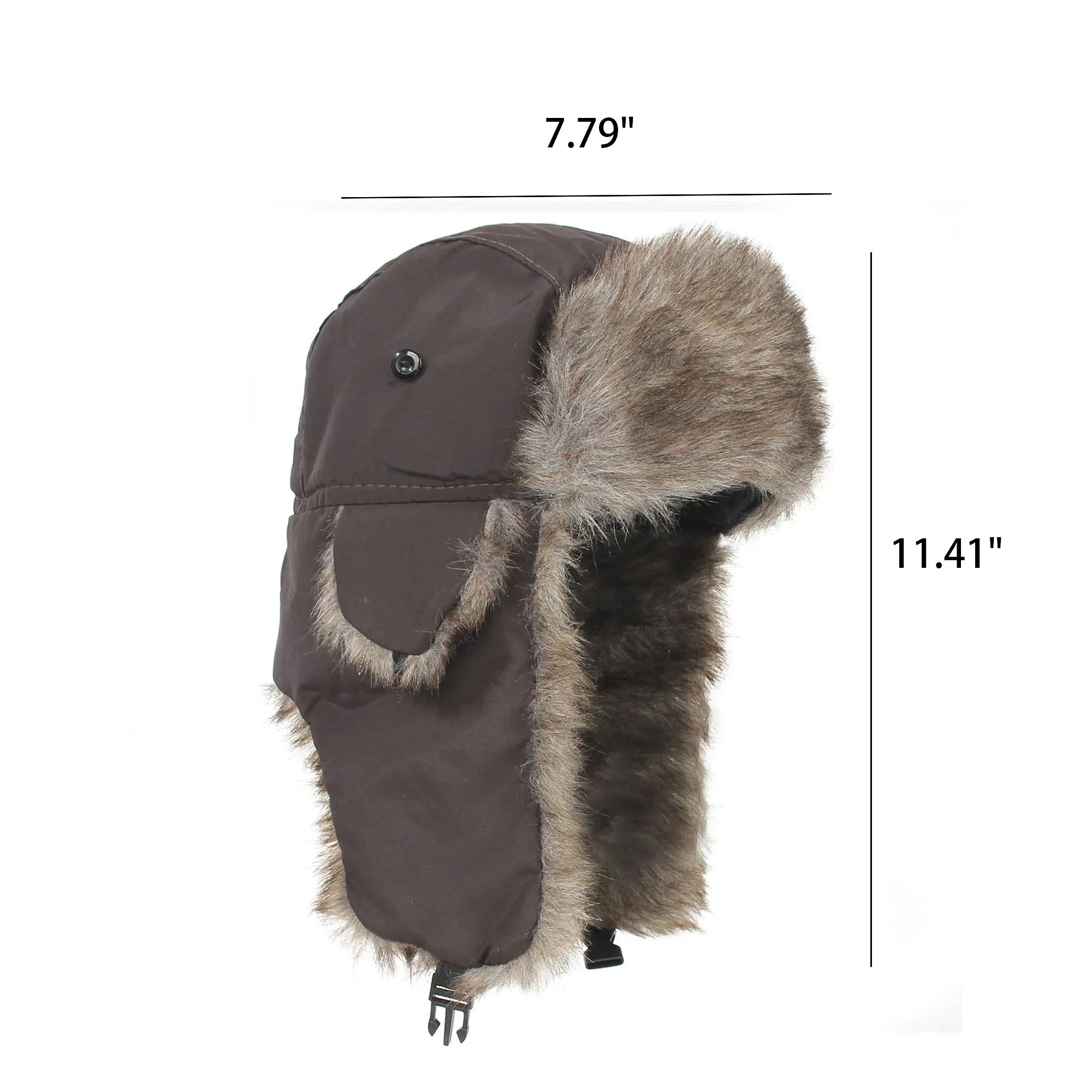 Winter Faux Fur Trapper Hat 8