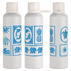 Avento 25 oz Recycled Aluminum Bottle with Silicone Loop 39