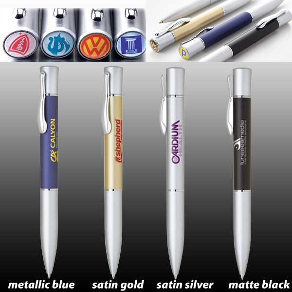 Deluxe Heavy Duty Brass Twist Ballpoint Pen 2