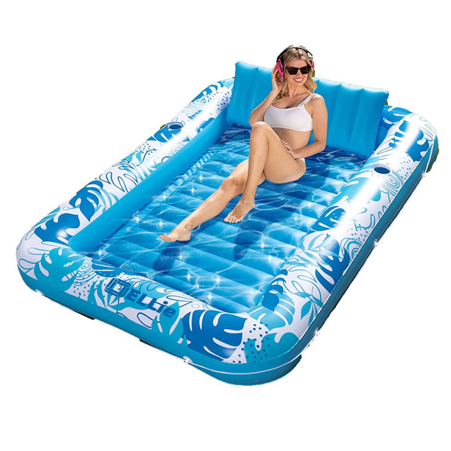 Inflatable Tanning Pool Lounger Float 2
