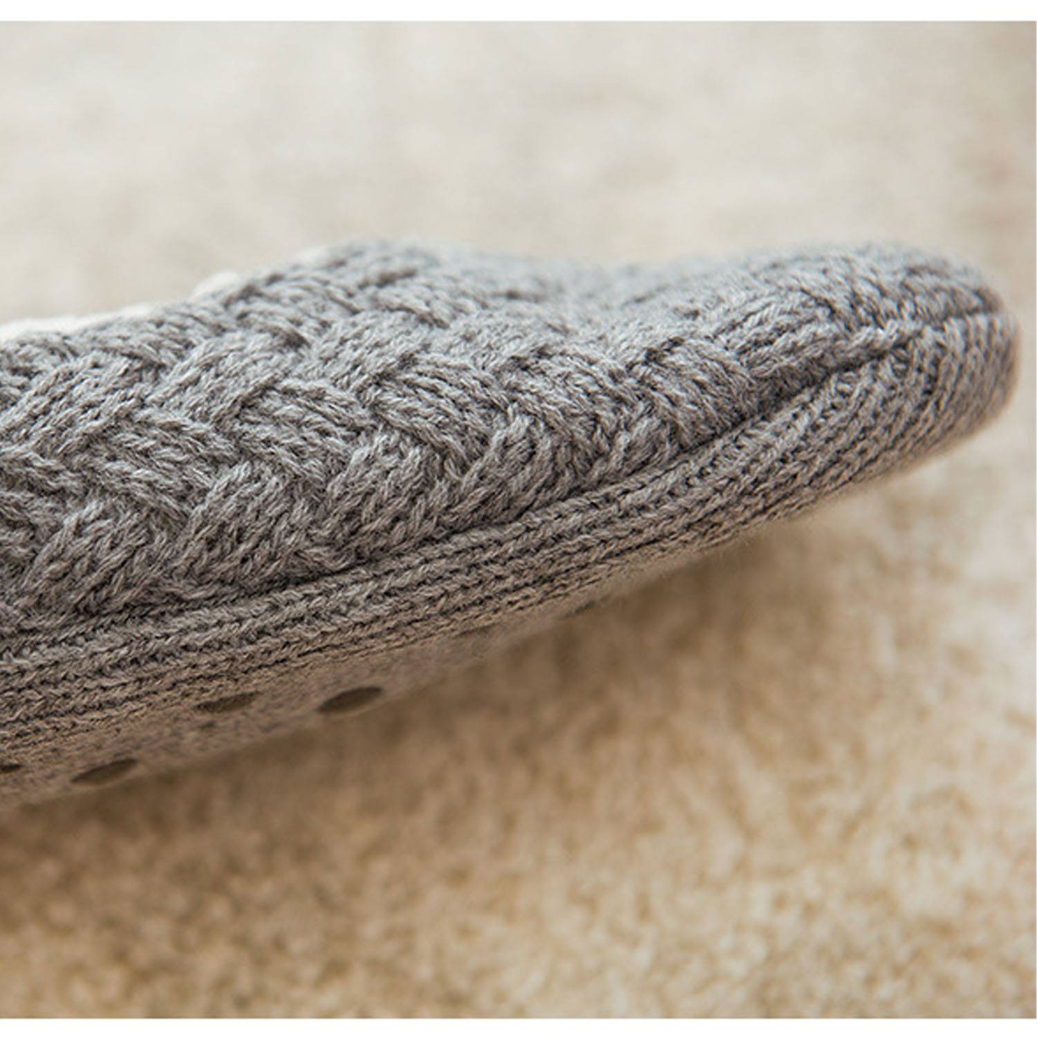 Women Thermal Soft Bowknot Fleece Slippers 6