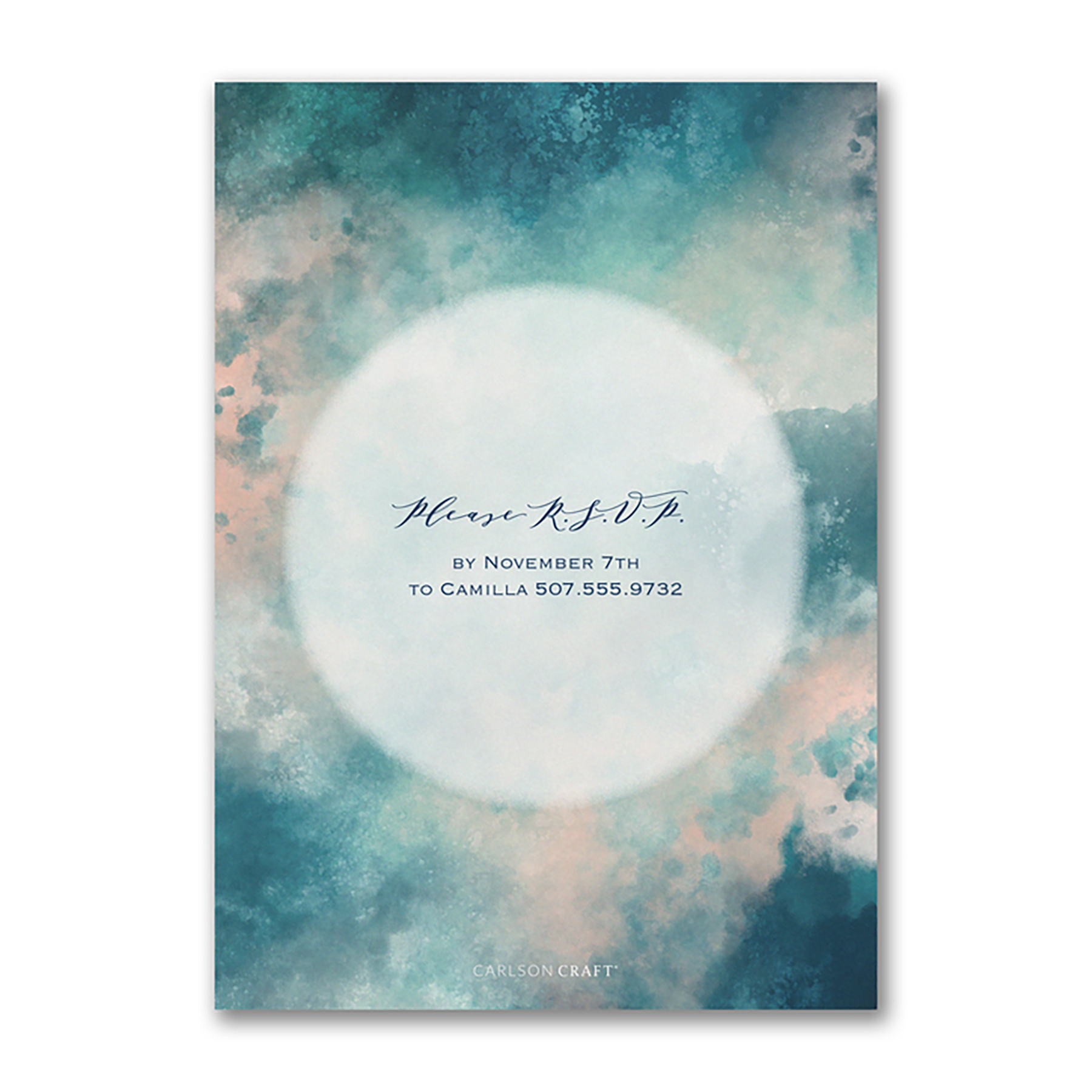 Watercolor Party Time Invitation 7
