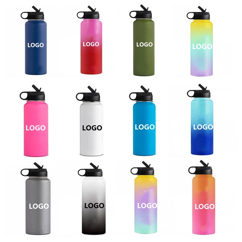 Hydro flask 32oz Outdoor Sports Stainless Steel Bottle, custom water bottle with logo imprint 3