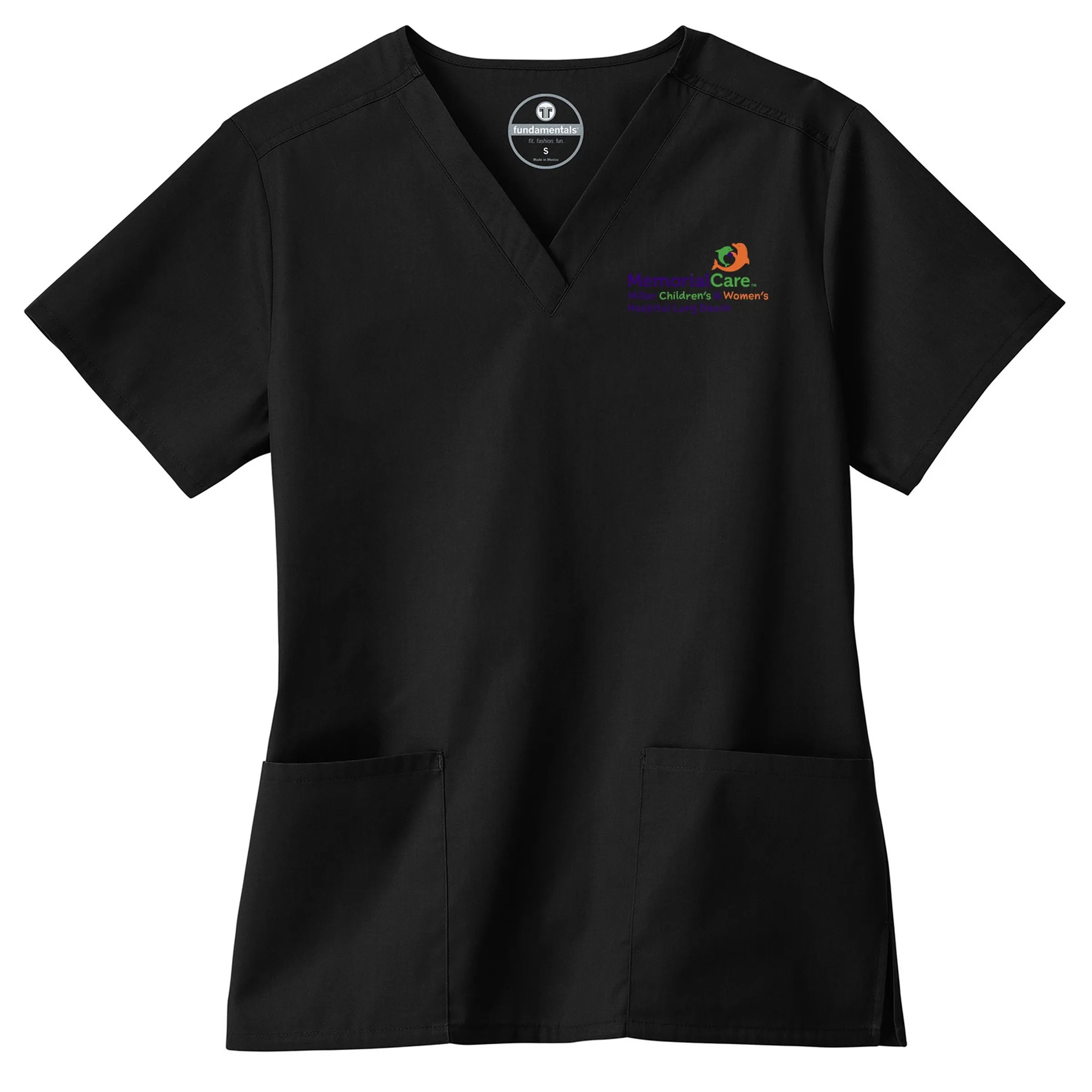 FUNDAMENTALS LADIES TWO POCKET V-NECK TOP 14
