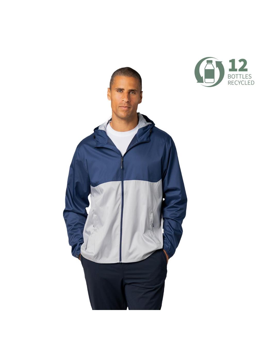Storm Creek Men's Idealist Water-Resistant Full Zip Hooded Windbreaker 10