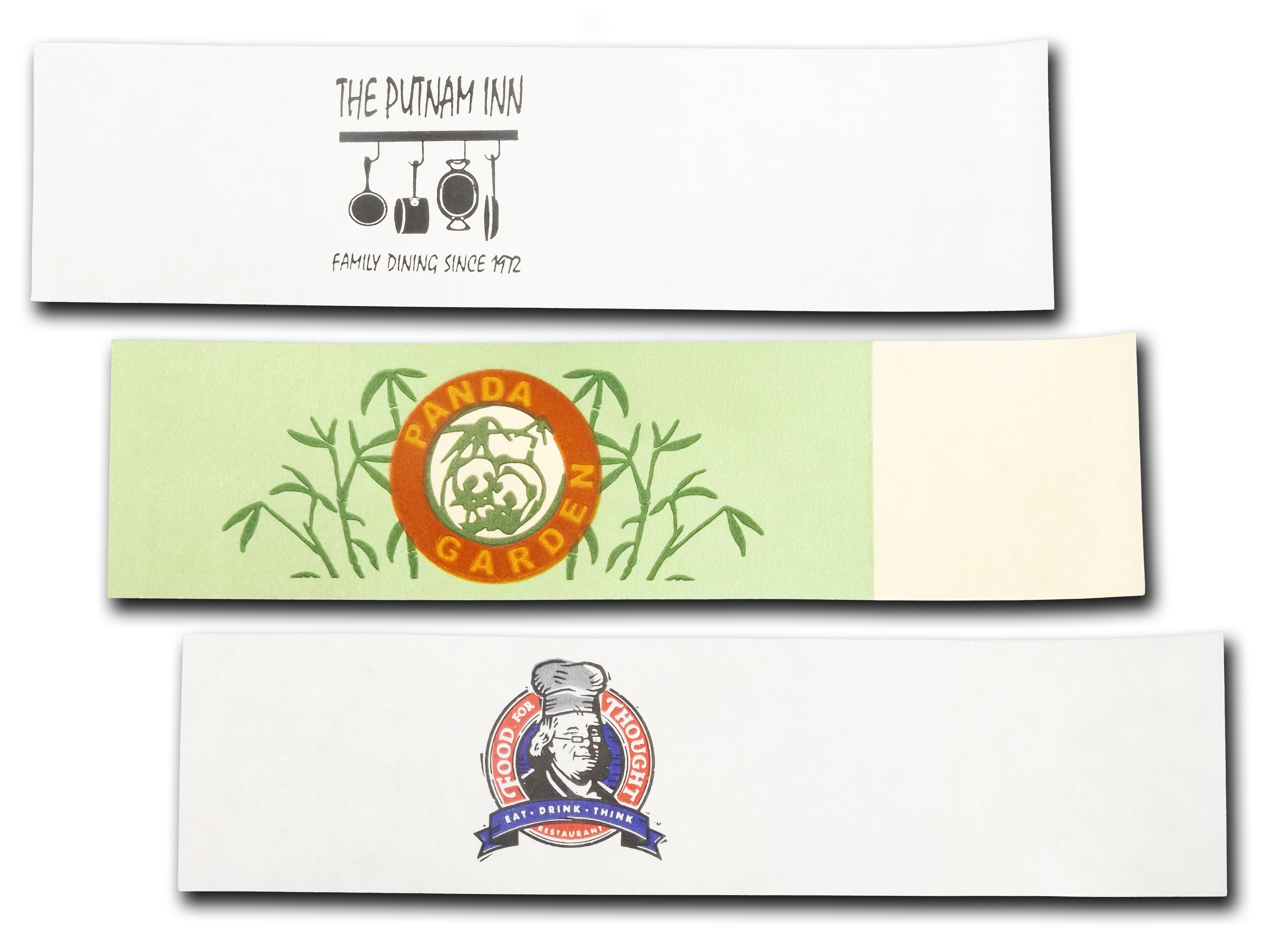 1.5" x 6" Paper Napkin Bands - Self-adhesive 2