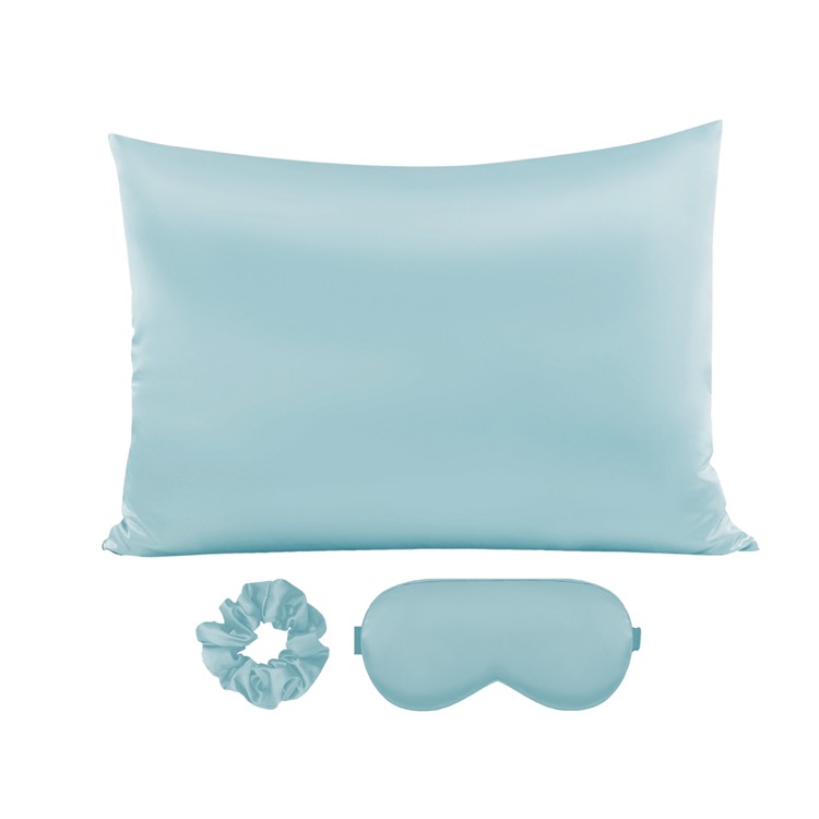 Silky Satin Pillow Covers with Hidden Zipper Set Of 3 1