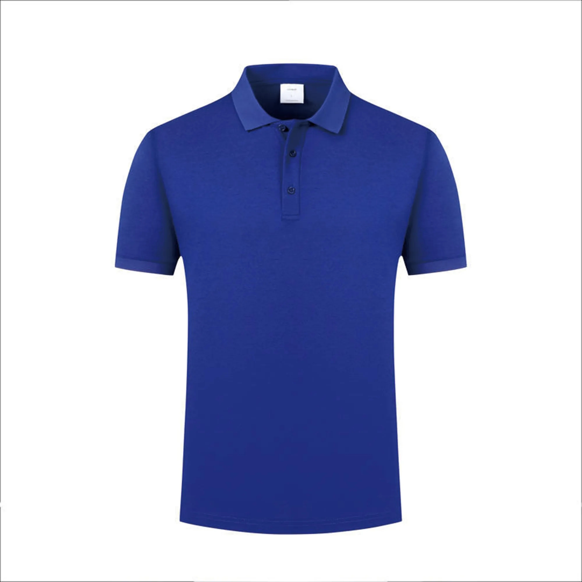 Mercerized Cotton Polo Lapel Short Sleeve Shirt 4