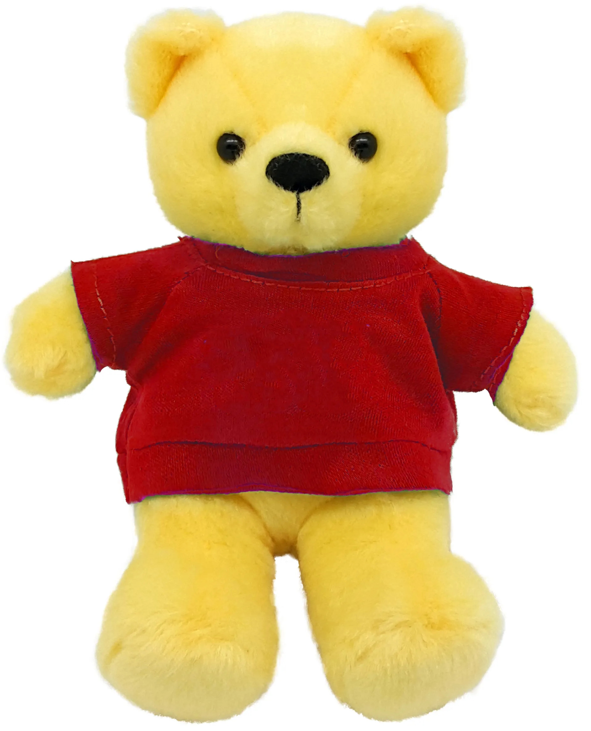 7" Yellow Beanie Bear 7