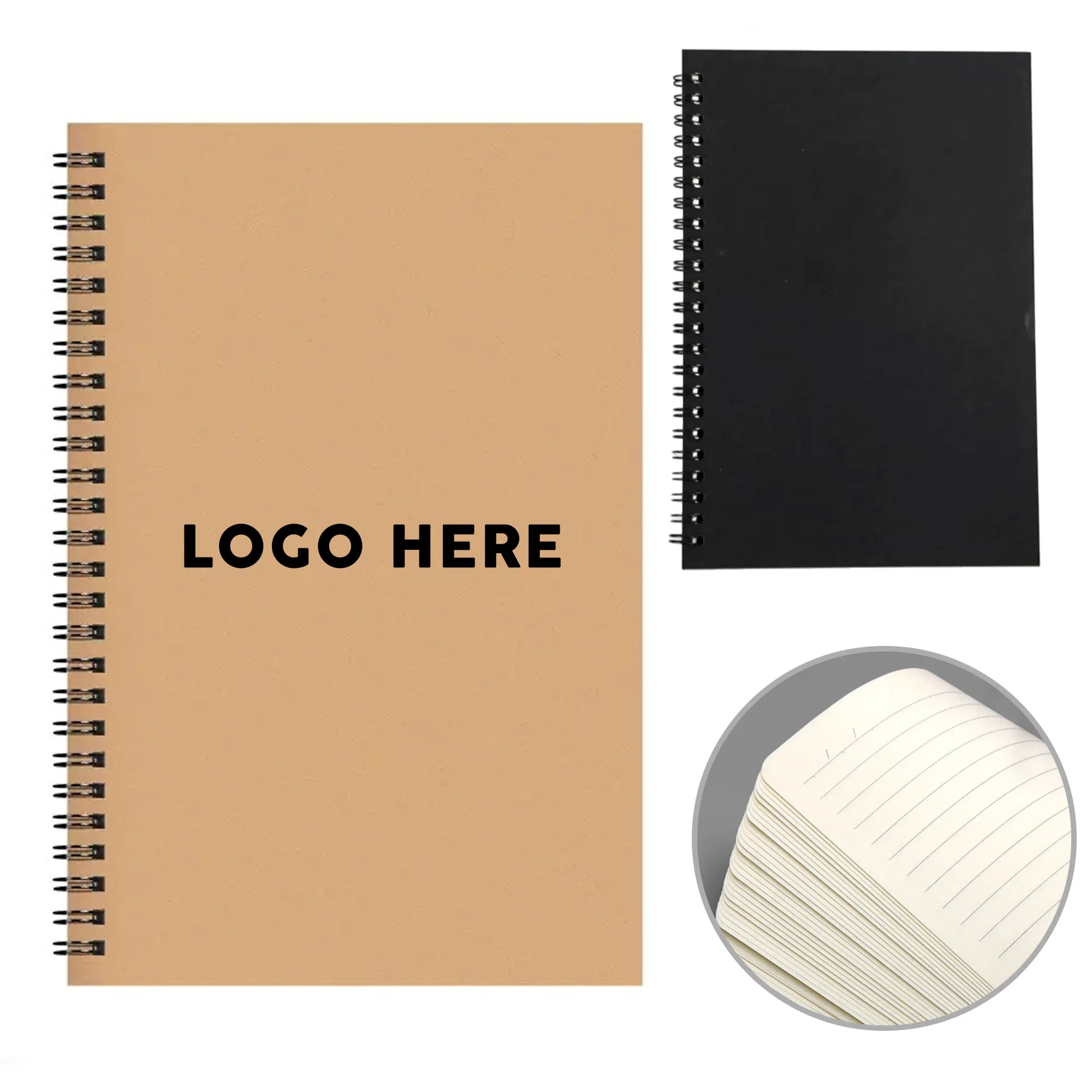 Kraft Cover Spiral Notebook 1