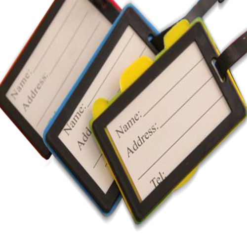 Full Custom PVC Luggage Tag - 3D 3