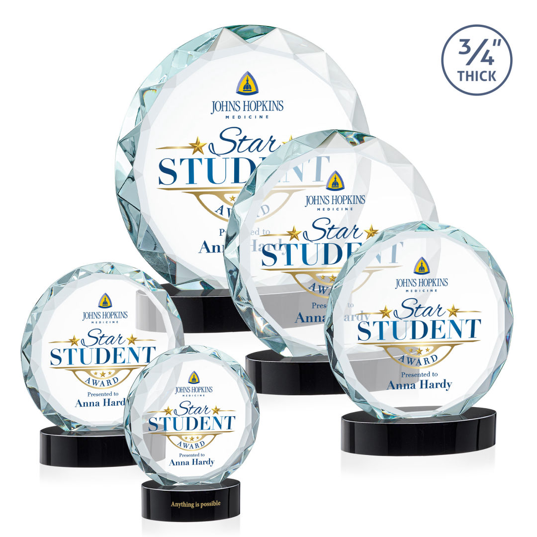 Centura VividPrint™ Award on Alberton Base - Black