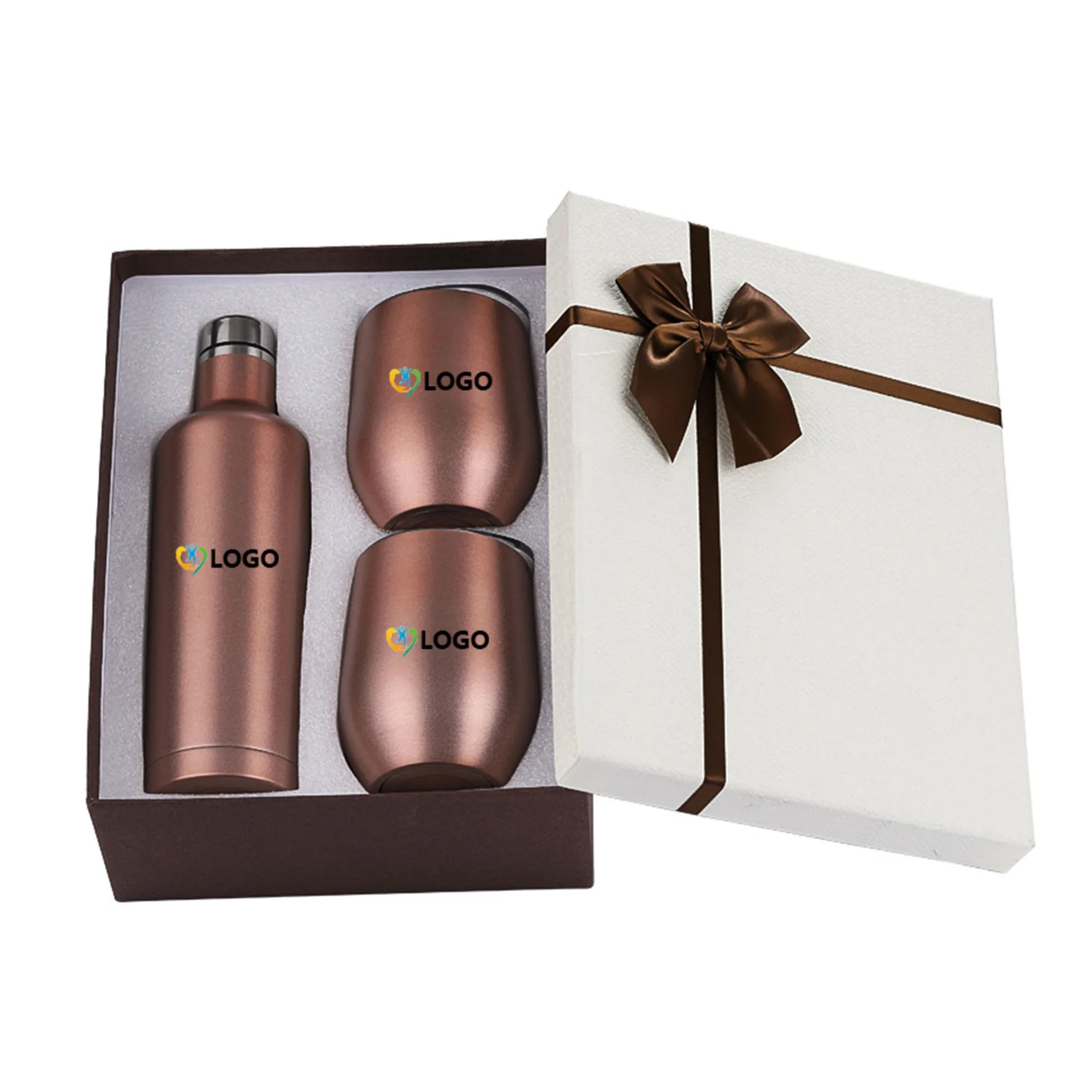 Wine Chiller Gift Set Vacuum Insulated Bottle 1