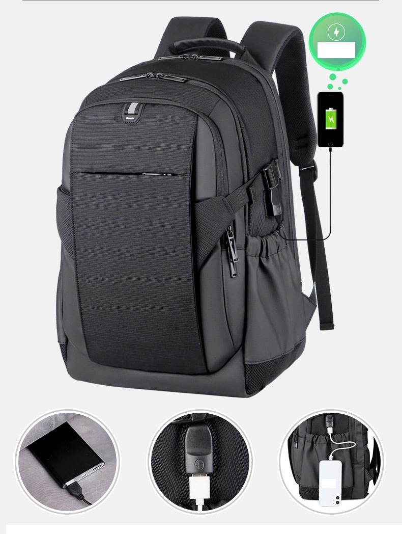 Custom Multifunctional Laptops Backpacks with USB Port 4