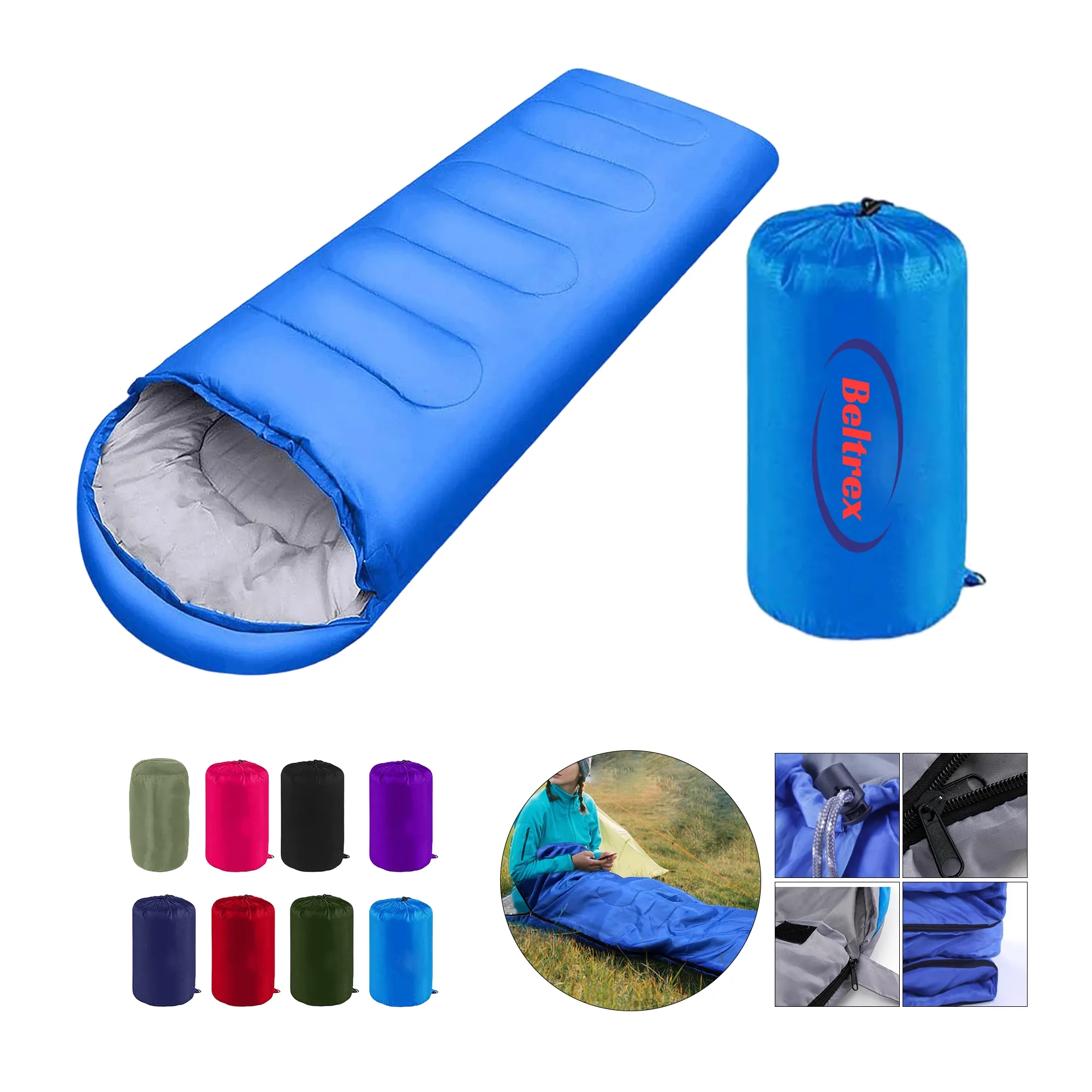 MOQ 50 Portable Adult Camping Sleeping Bag 10