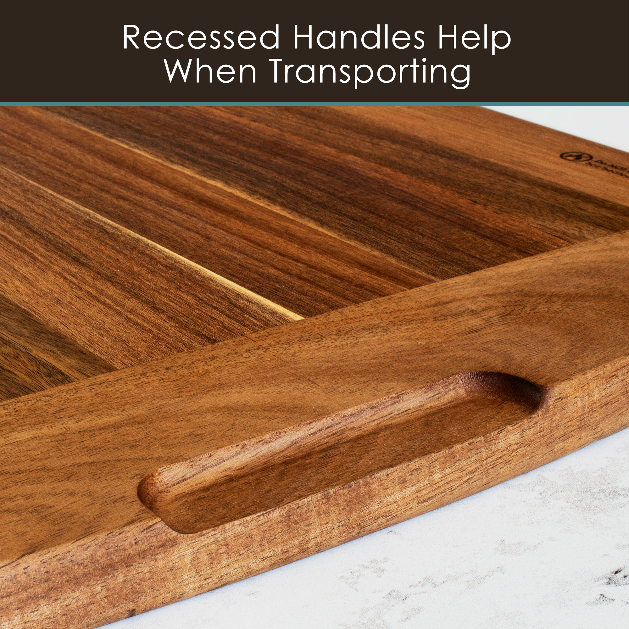 Rock & Branch® 30" Acacia Cutting Board 7