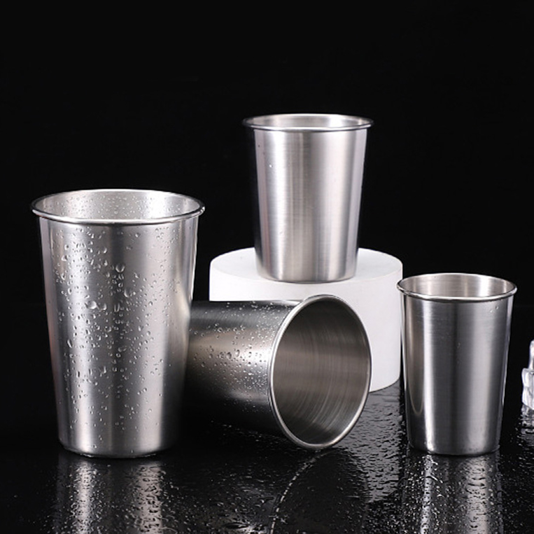 Stainless Steel Pint Cups Water Tumblers 3