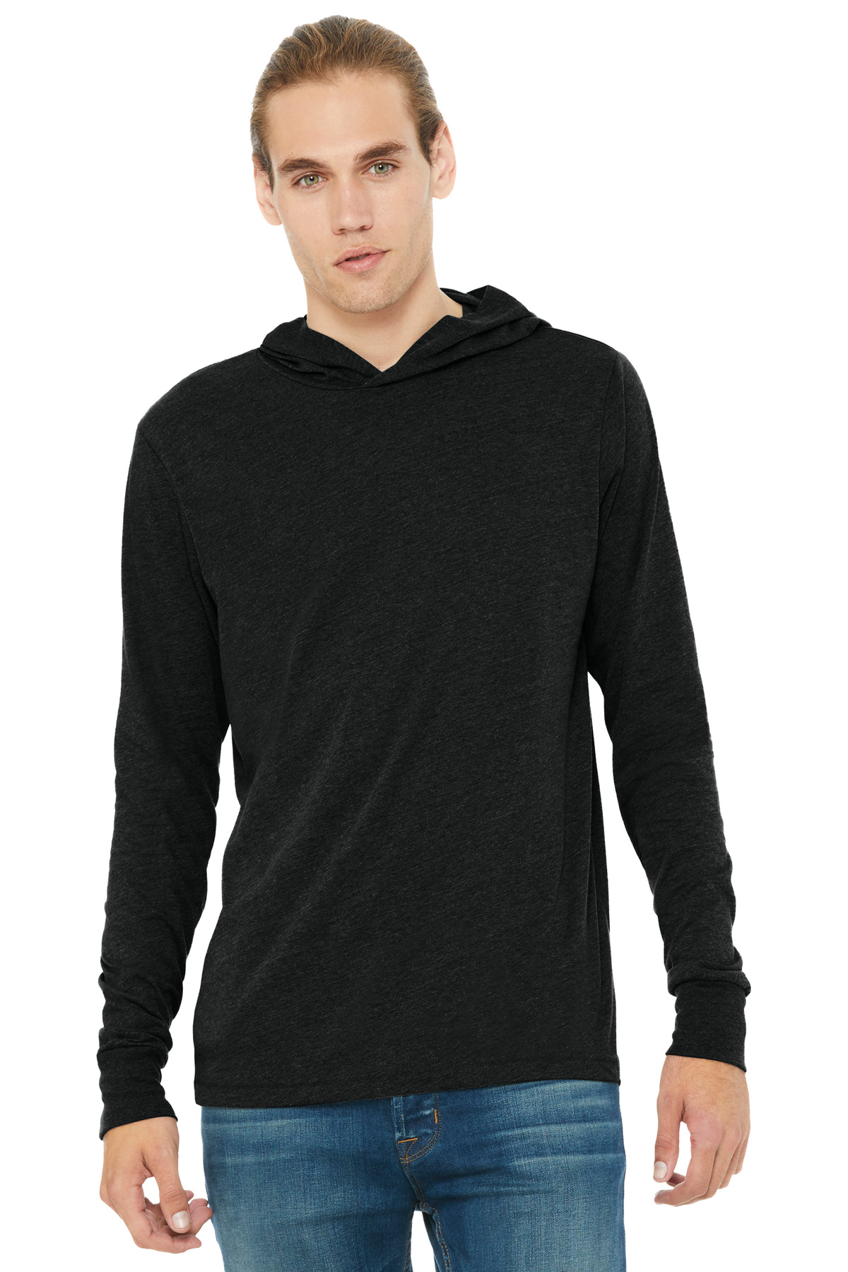 BELLA+CANVAS Unisex Jersey Long Sleeve Hoodie. BC3512 40