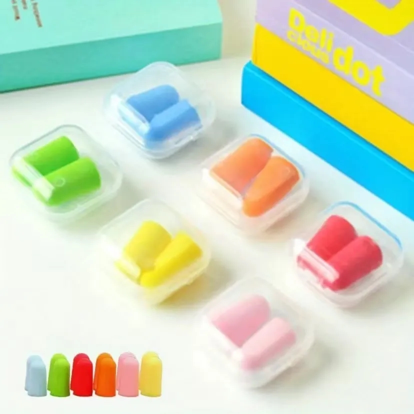 Noise-isolating earplugs in box 2