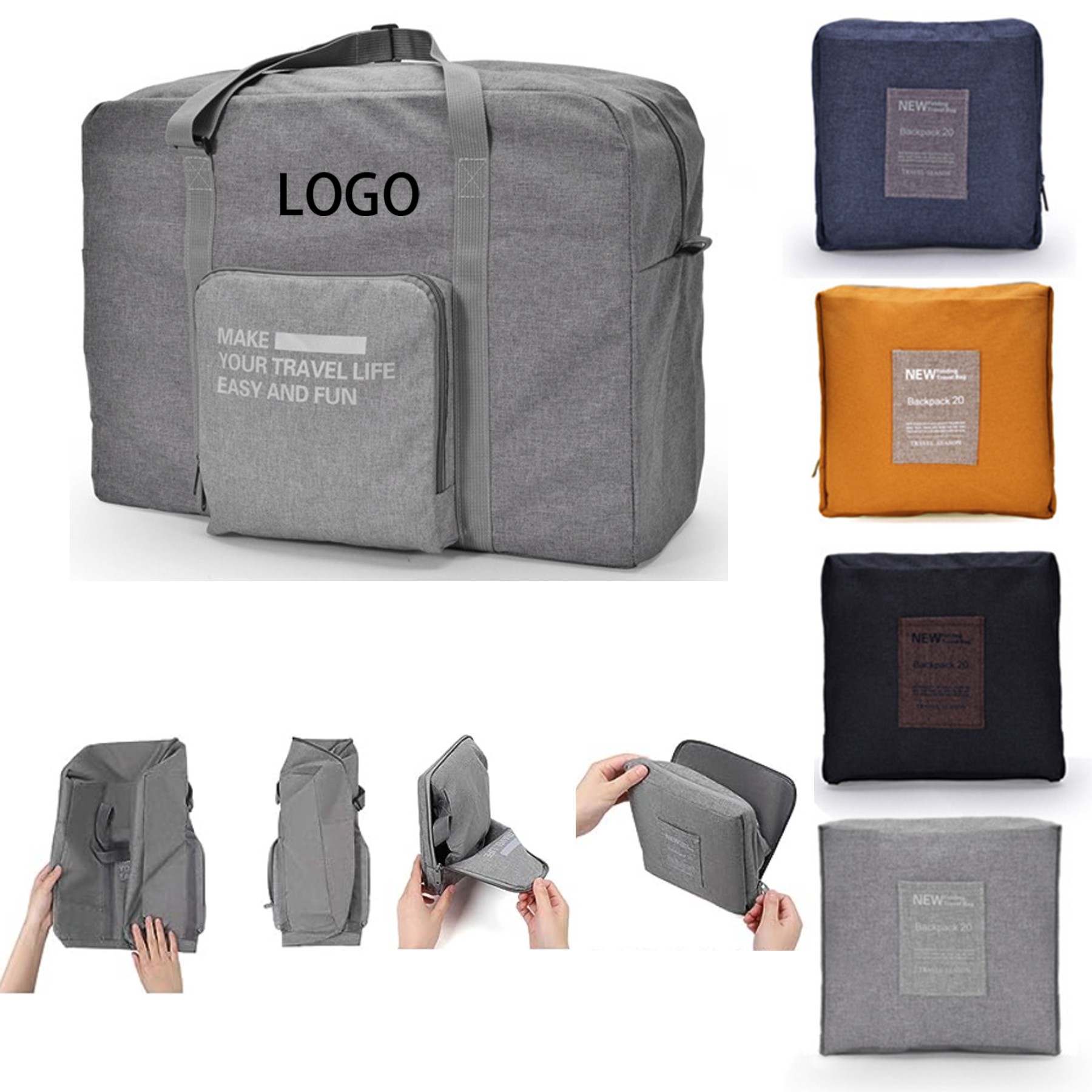 Folding Travel Clothing Storage Bag 2