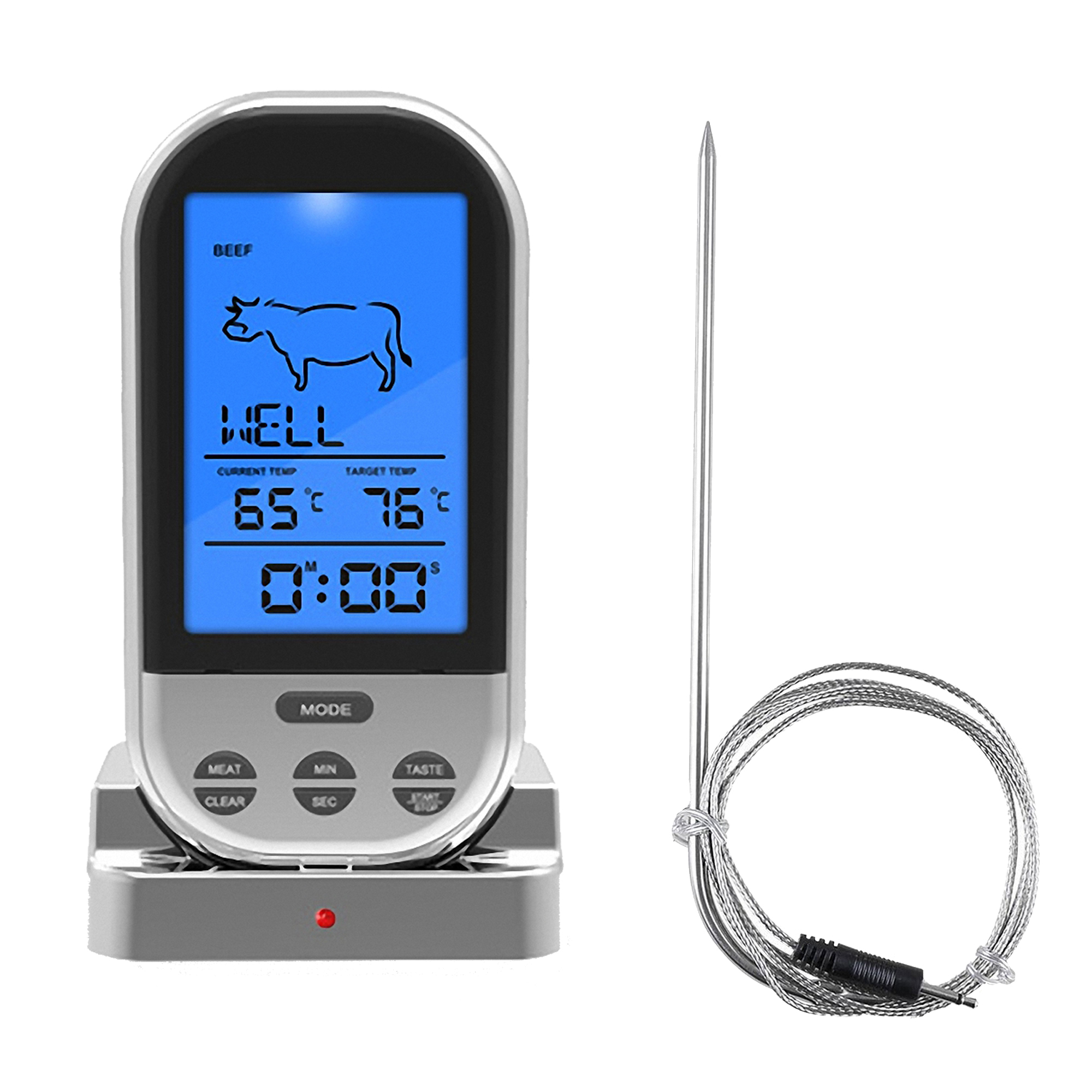 Wireless Meat Thermometer for BBQ Grill 6