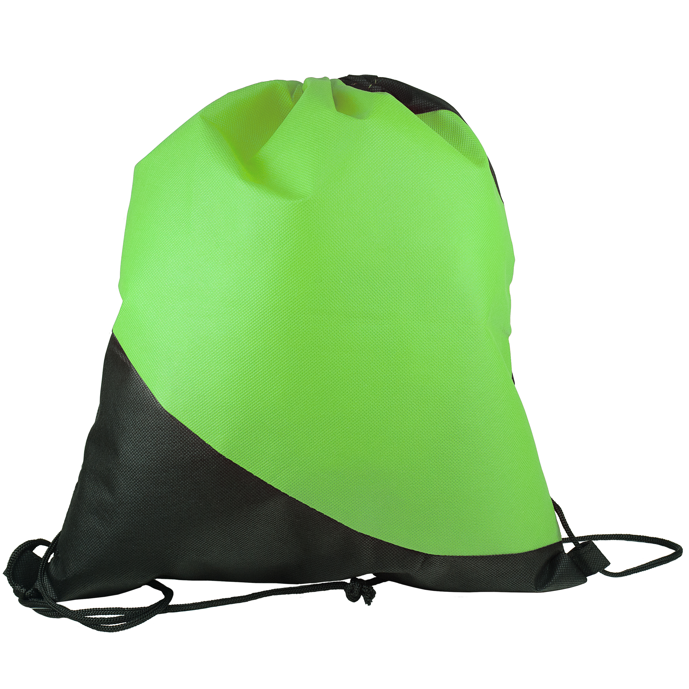 Two Color Non-Woven Drawstring Backpack (14"X16") 4