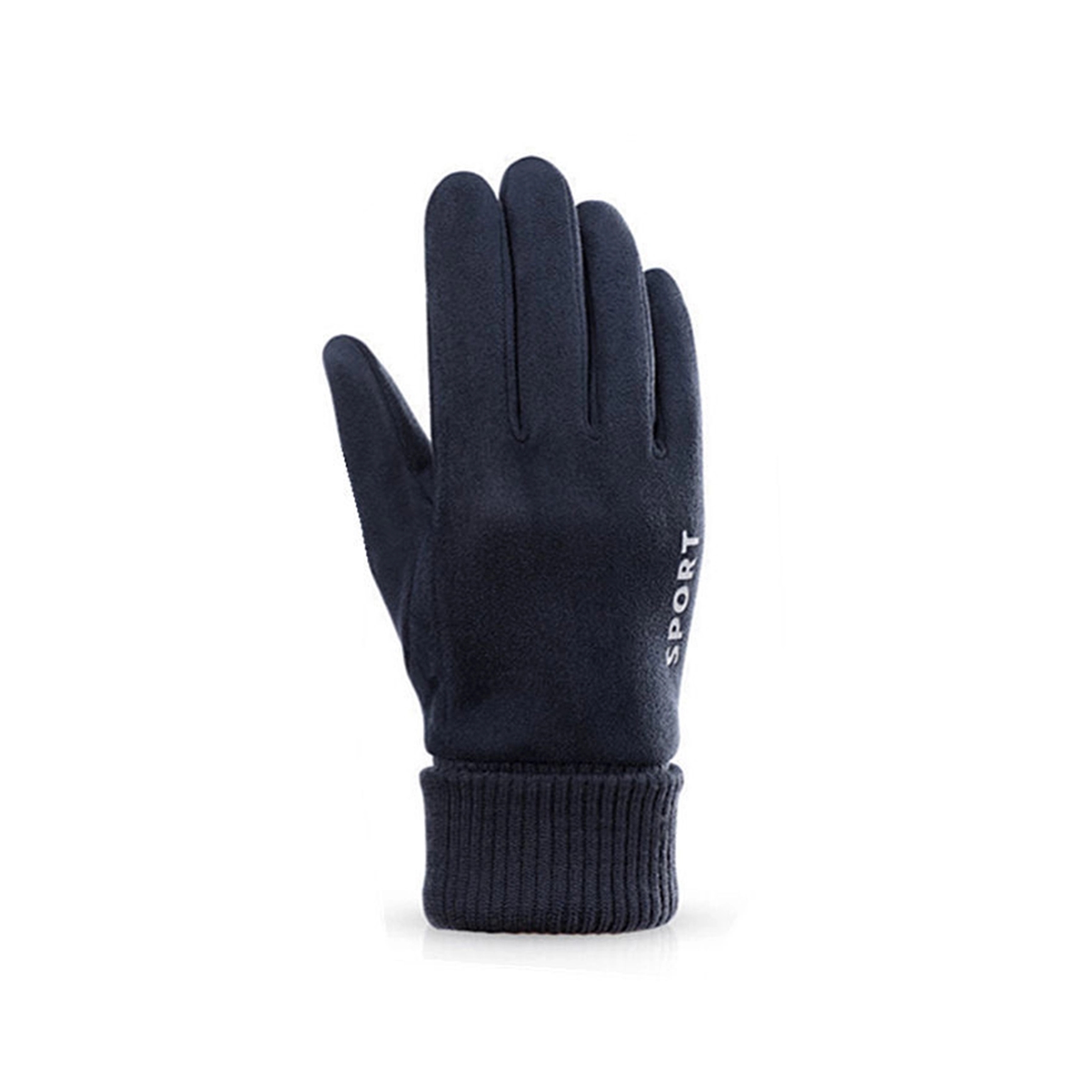 Winter  Thermal Touchscreen Suede Fabric Gloves 4