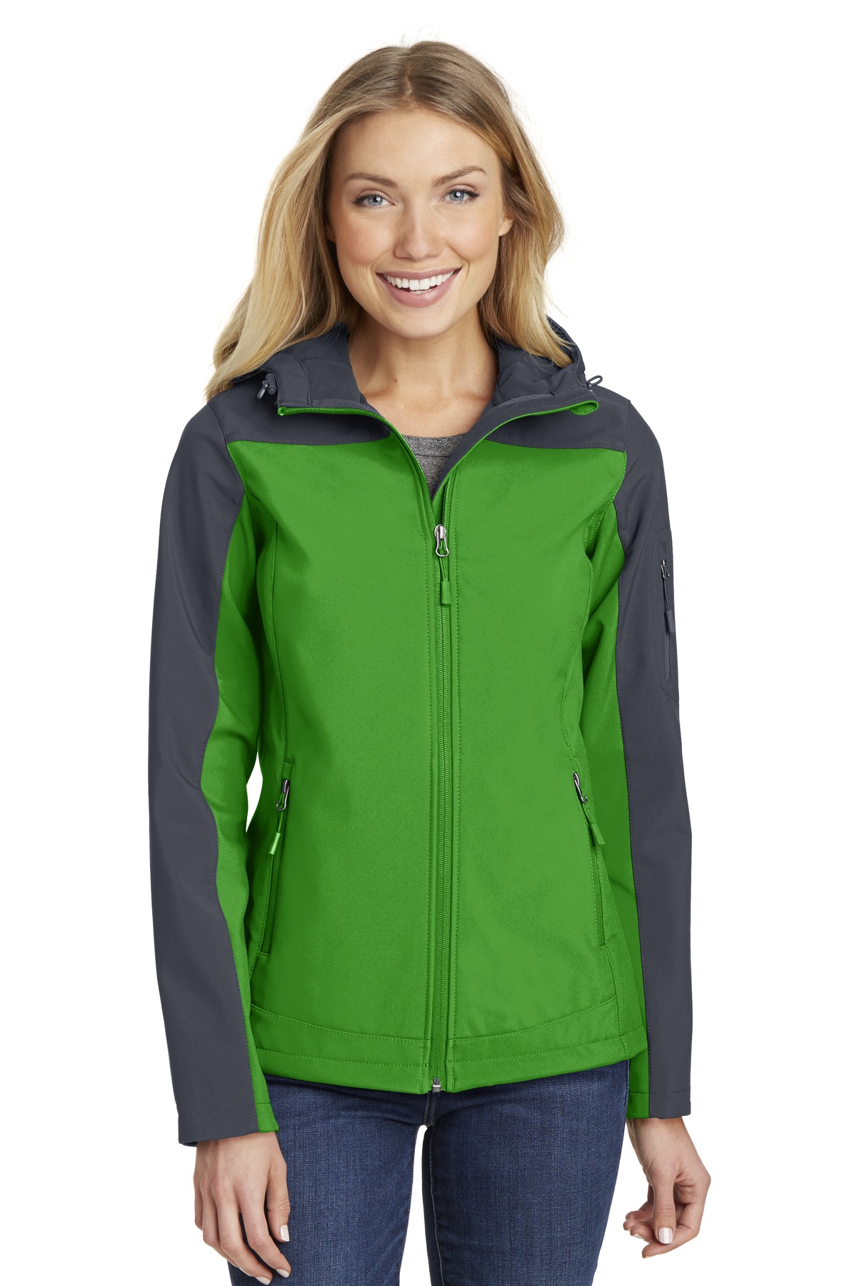 Port Authority Women's Hooded Core Soft Shell Jacket. L335 10