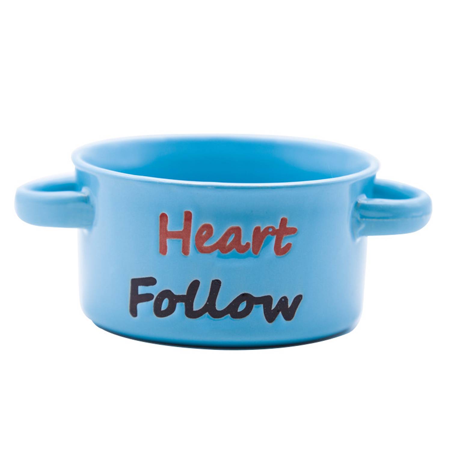19oz Double Handle Ceramic Soup Bowl 2