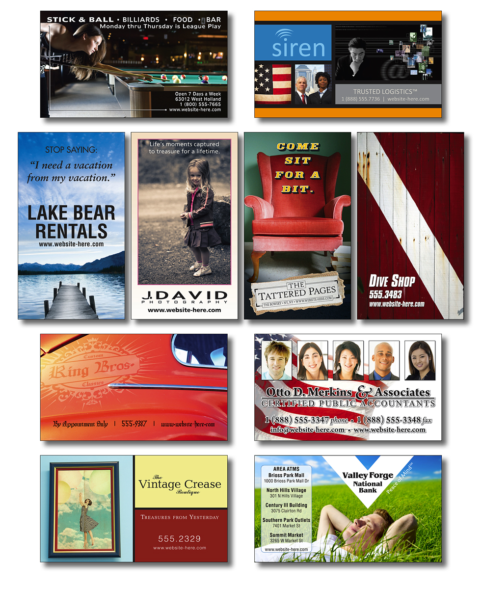 Business Card Magnet - 3.5x2 (Square Corners) - Outdoor Safe 3