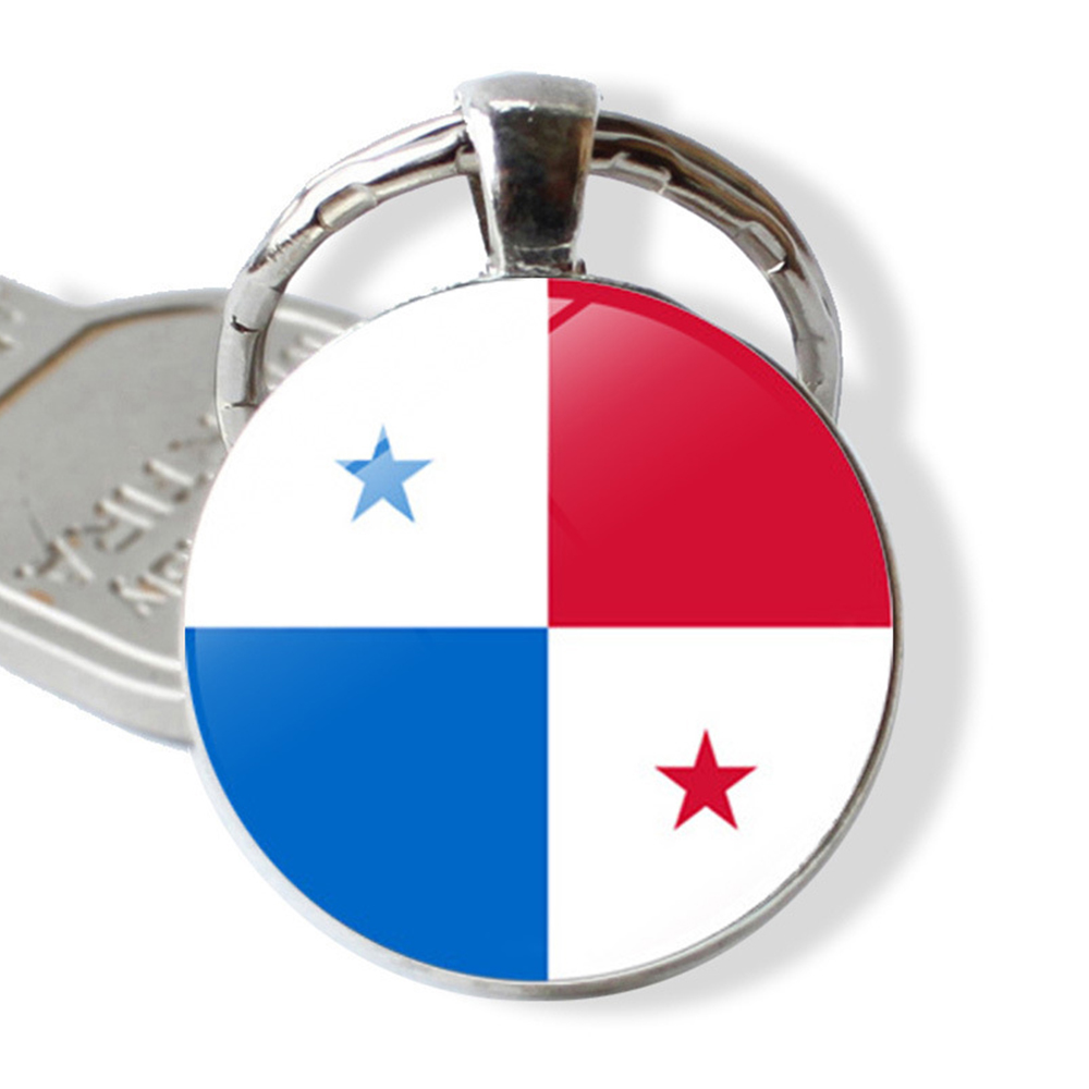 Qatar World Cup National Flag Gemstone Key Chain 2
