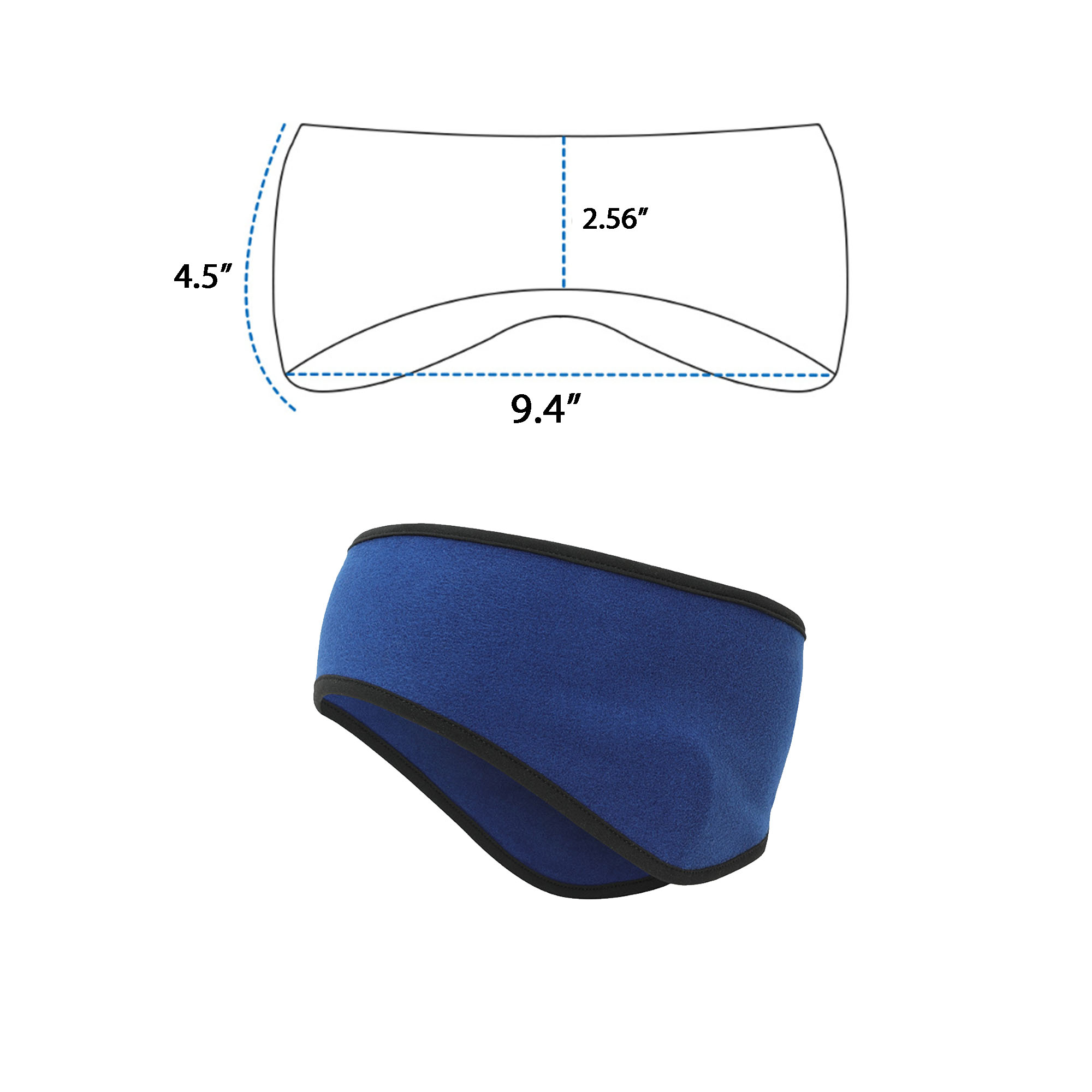 Customizable Winter Velvet Ear Warmers Muffs Headband 1