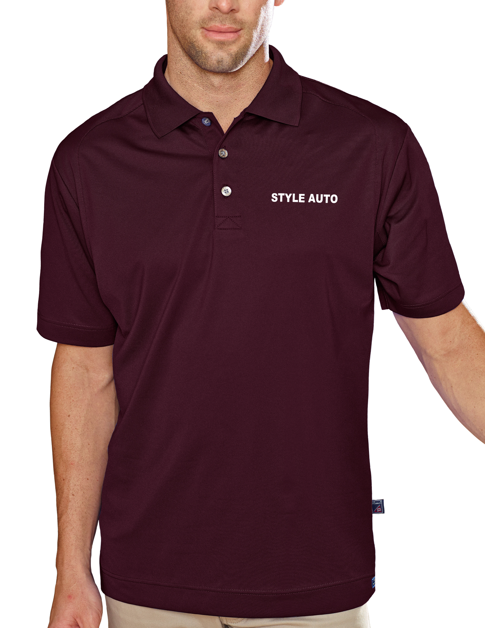 Men's Style-Auto Hybrid Cooler Polo Shirt 9