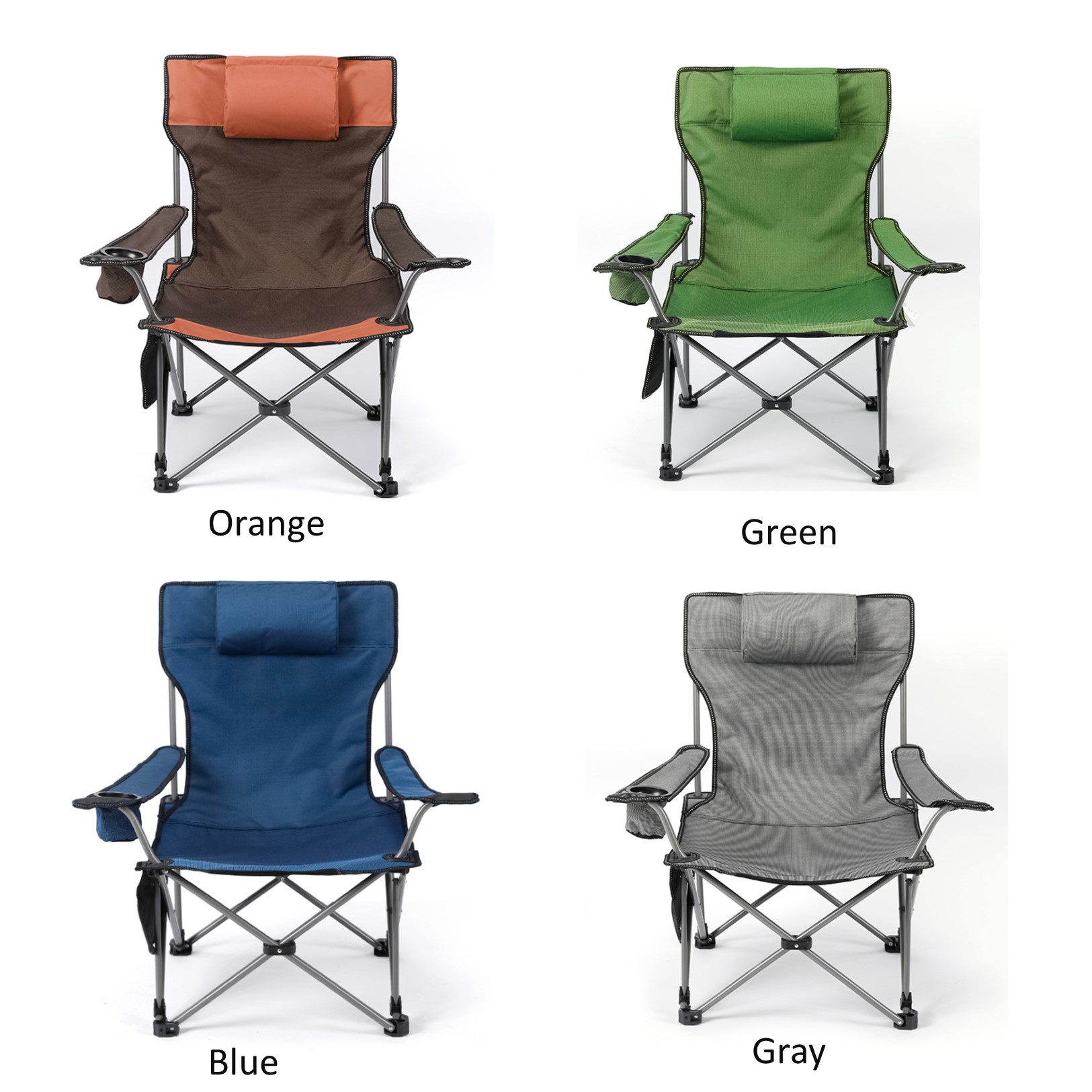 Outdoors Folding Chair for Camping/Fishing/Beach with Pouch 2