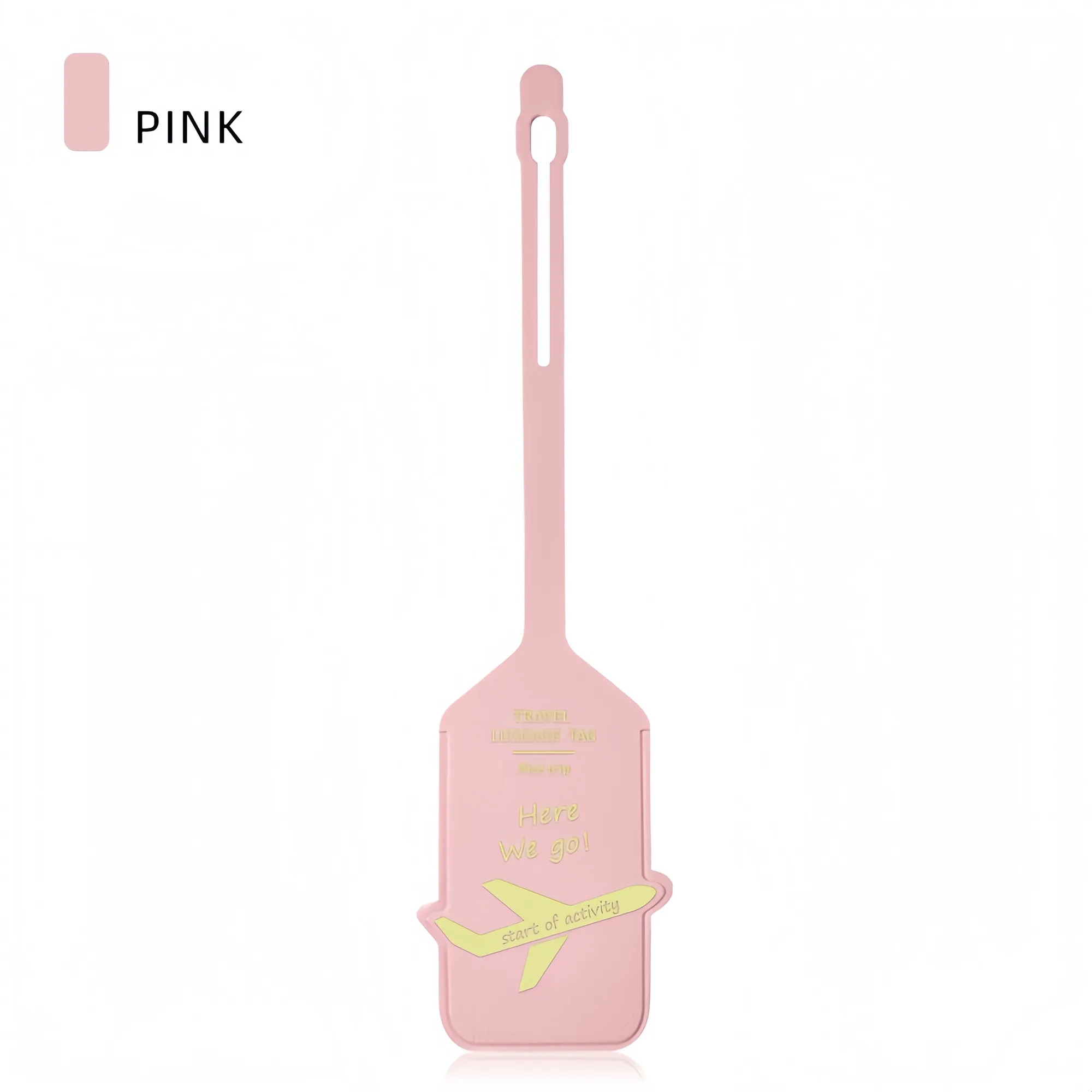Double Sided PU Leather Luggage Tag For Travel 6