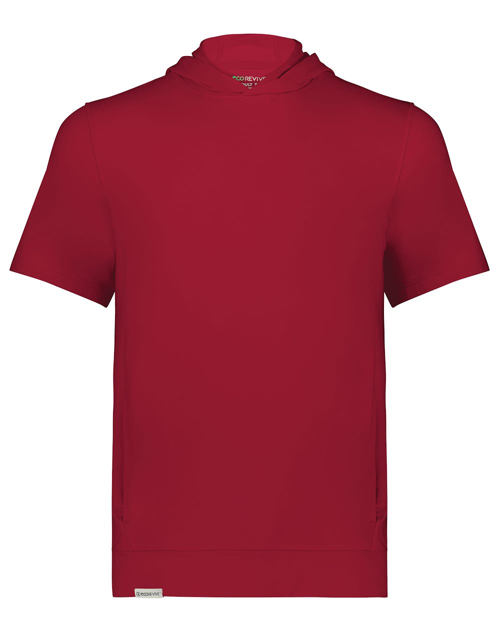 Youth Eco Revive™ Ventura Soft Knit Short Sleeve Hooded Sweatshirt - 222605 2