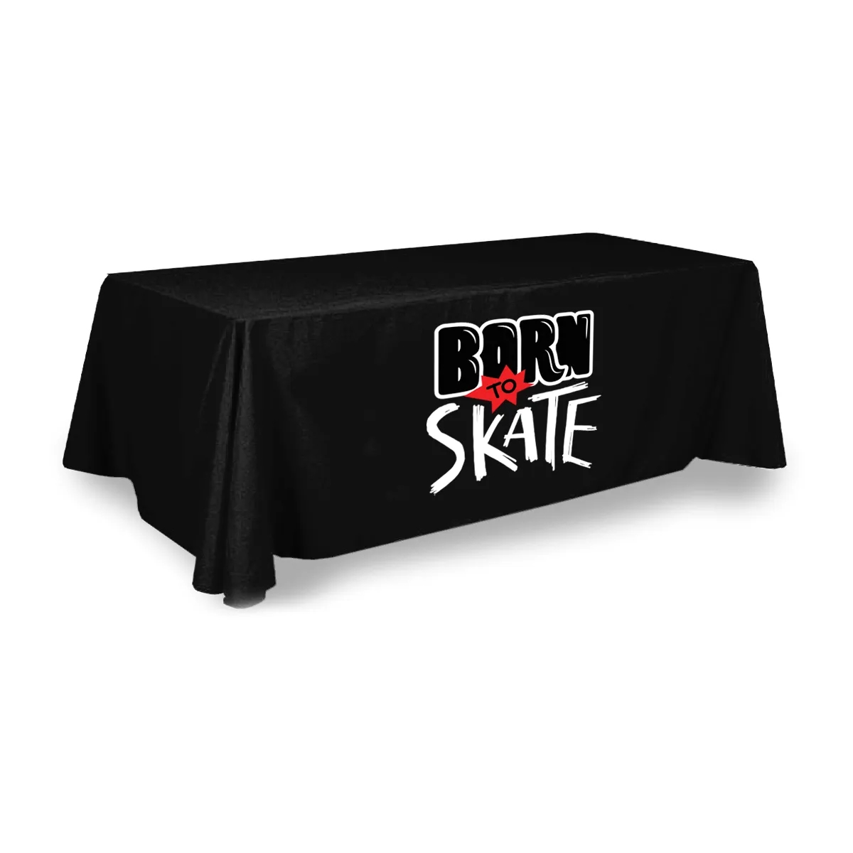57" x 39" Custom Plastic Rectangular Table Cover 1
