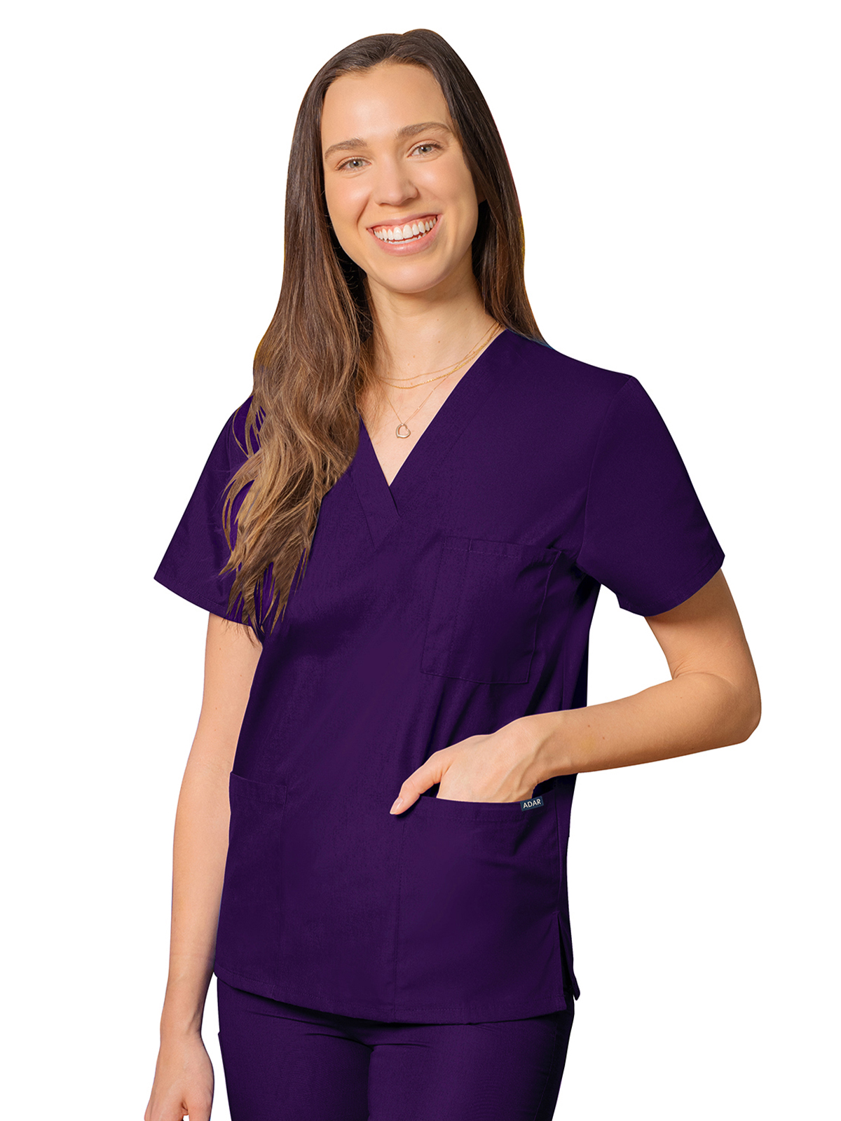 Adar - Universal - Unisex 3-Pocket V-Neck Top 29